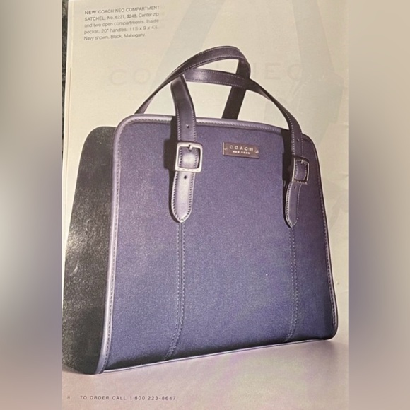 Coach Vintage 6221 Neo Compartment Satchel  (Mahogany) - GUC - Picture 13 of 13